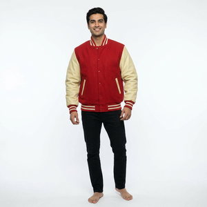Street Wear Varsity <b>Jacket</b> Custom Logo <b>Patches</b> Baseball <b>Jacket</b> Fleece Varsity <b>Jacket</b> Fashion CollegeBaseballjacket for men - Product Image 1