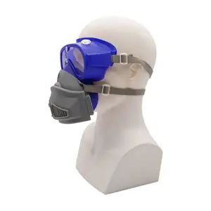 2024 New MQ Anti Harmful Dust Shockproof Gas Mask Half Face Gas Mask