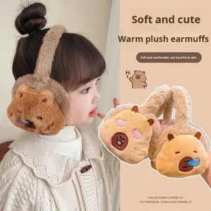 Warm Plush Earmuffs for Kids and Adults New <b>Cute</b> Cartoon Design Winter Ear Protection Antifreeze for Students and Workers - Product Image 4