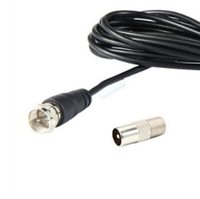 Antenne TV DVB-T à base magnétique intérieure avec gain 5DBI et câble RG174 pour décodeur