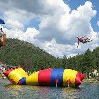 Blob de catapulte aquatique gonflable de haute qualité, coussin de saut gonflable pour jeux aquatiques en plein air à vendre