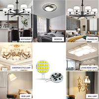 Vente directe d'usine Ampoule LED G4 ronde AC12V-24V 2,5W 5730 24 LED Blanc chaud Sans scintillement Lumières de hotte aspirante
