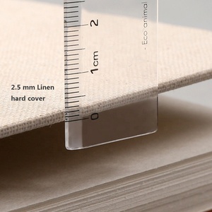 Carnet de croquis à spirale 32K, papier 160 g/m², couverture en lin - Product Image 5