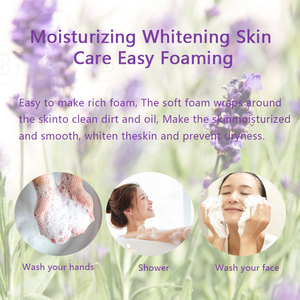 Bán Buôn 100G Cân Bằng Hoa Oải Hương Xà Phòng Làm Sạch Và Sáng Hoa Oải Hương Xà Phòng - Product Image 3