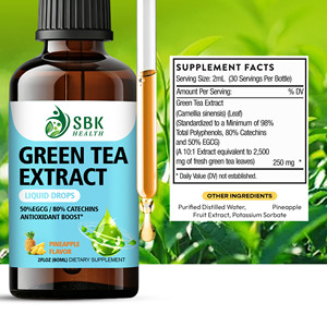 Extracto de Té Verde en Gotas con Extracto de Camellia Sinensis, Rico en Antioxidantes Naturales, Etiqueta Personalizada - Product Image 2