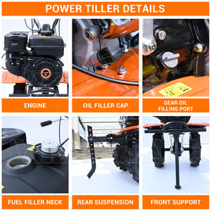 Matériel <span class=keywords><strong>agricole</strong></span>, mini-motoculteur, motoculteur à deux roues, mini-motoculteur à essence, motoculteur à conducteur marchant - Product Image 5
