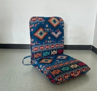 Arabe saoudien/Sadu tissu plancher réglable inclinable pliant méditation sol pliant chaise de méditation coussin