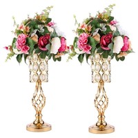 Support à fleurs style sirène européen pour décoration de mariage, conteneur central pour banquet d'hôtel, arrangement floral pour réception de mariage