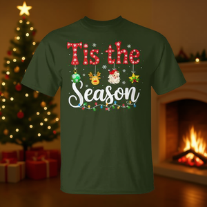 Tis The Season Christmas T-Shirt Chemise de Noël pour hommes - Product Image 3