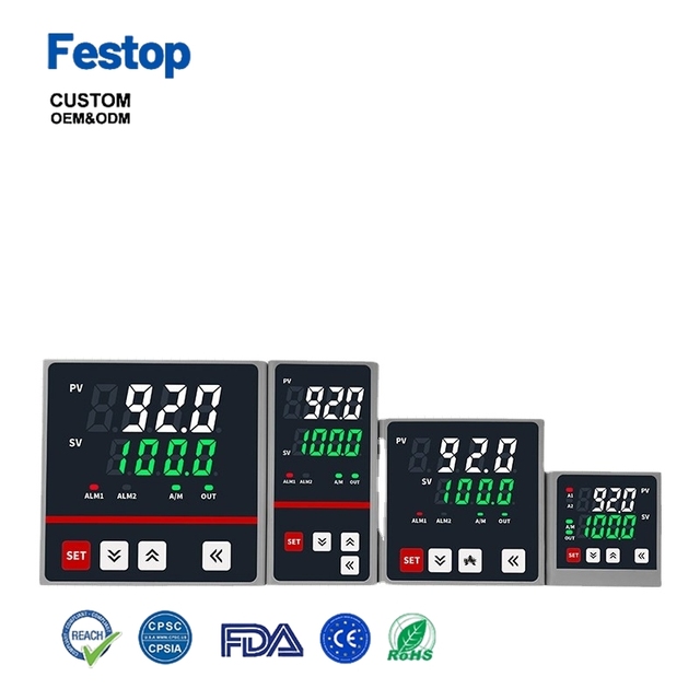 Industrial Single-Circuit Digital Temperature Controller with LCD Display PID 4G IoT 485 Communication Pressure Level Control