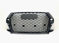 Grille cellulaire RS1, grille en maille, face avant noircie, grille Black Warrior, compatible avec Audi A1 S1 2013-2015.