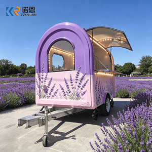 Remolque de Comida para Restaurante al Aire Libre, Remolque de Comida Personalizado, Carrito de Comida para Pollo Frito, Remolque Móvil de Café - Product Image 3