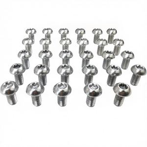 Boulon de roue anodisé en aluminium M12 M18 AL5052 AL6061 AL6063 AL7075 AL5083, boulon à collier sphérique - Product Image 1