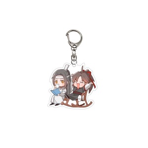 Wholesale <strong>Accessories</strong> Luffy Zoro Pendant Acrylic Animation Keychain - Product Image 5