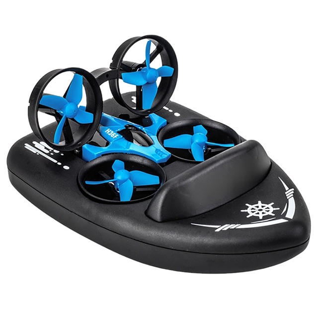 Wholesales 2021 JJRC H36F Terzetto 1/20 2.4G 3 in 1 RC Vehicle Flying Land Driving Boat Mini Quadcopter Model Toys RTR VS E016F