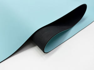 Coussin <span class=keywords><strong>Ultra</strong></span> Grip Ton-sur-Tone Menthe Bleu Glace Turquoise Taille Personnalisée Eco Luxe Caoutchouc Naturel Forme Arquée Pilates Pu <span class=keywords><strong>Yoga</strong></span> Mat - Product Image 3