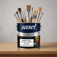 SASEL 2K PU Wood Primer Blanc Mat Revêtement Liquide 18 Kg Peinture Professionnelle en Aérosol pour l'Étanchéité et la Réparation des Surfaces Fabriqué en Turquie