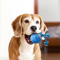 Pelota Eléctrica de Goma TPR para Perros, Juguete Interactivo para Aliviar el Aburrimiento, Activación por Movimiento, Rebote Automático, Fábrica Inteligente