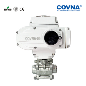 Válvula de Bola Motorizada COVNA de 3 Piezas, de 1/4 a 4 Pulgadas, Acero Inoxidable, Rosca NPT/BSP, 2 Vías - Product Image 3