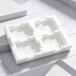 Foam Protective Packaging <b>Insert</b> EPS <b>Cushioning</b> Material White Square Grid Design - Product Image 1