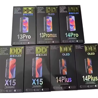 Écran LCD de téléphone portable pour iPhone, écran tactile OLED souple de remplacement pour iPhone 12 Mini, 13 Pro Max, 14 Plus, 15 Pro, écrans LCD de téléphone portable