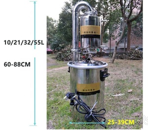 Distillateur industriel pilote d'huile essentielle <span class=keywords><strong>Distillation</strong></span> à la vapeur Machine d'extraction Équipement 10L 21L 32L 55L - Product Image 3
