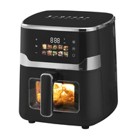 AOJA 2025 Four à air fryer numérique coloré le plus populaire, grande capacité de 8 L, avec grand panier, appareils de cuisine intelligents