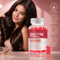 Gummies à la biotine pour éclaircir la peau, unifier le teint, éliminer les taches brunes, favoriser la croissance des cheveux et la prise en charge vitaminique pour adultes