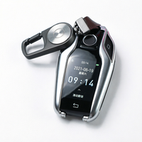 Traceur de clés AP300 compatible avec Apple Find My, avec clip intégré et sangle noire pour clés et sacs