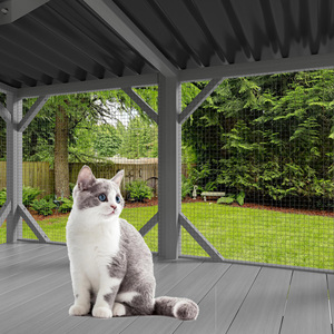 Catio moderno para <span class=keywords><strong>gatos</strong></span>, con ventana interior, impermeable, con caja para <span class=keywords><strong>gatos</strong></span>, malla antimosquitos y diseño sólido. - Product Image 3