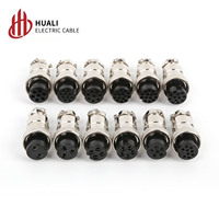 Adaptateur mâle d'aviation, demi-ensemble GX20DF20M19-2, connecteur automobile 3-12 broches
