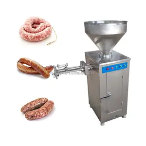 Máquina para hacer salchichas comercial Vertical profesional/máquina de llenado de salchichas/embutidor de salchichas cuantitativo neumático