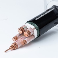 Câble d'alimentation en cuivre isolé XLPE YJV 0,6/1 kV 1-5 conducteurs 1,5-400 mm² gaine PVC pour la distribution d'énergie dans les bâtiments