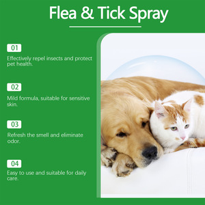 Spray anti-puces et tiques YEGBONG 100 ml pour chats et chiens, soin naturel pour animaux de compagnie - Product Image 4