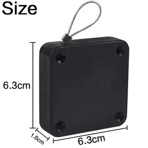 อุปกรณ์ประตูแบบเชือกดึงแบบยืดหดได้ง่ายสำหรับใช้ในครัวเรือนที่ใกล้ประตูบัฟเฟอร์กันลื่น - Product Image 6