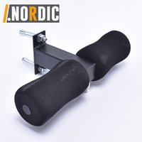 Barre de musculation murale Nordic Curl pour sit-ups au sol/mur – Dispositif d'assistance amélioré pour sit-ups – Barre d'exercice pour sit-ups avec position réglable