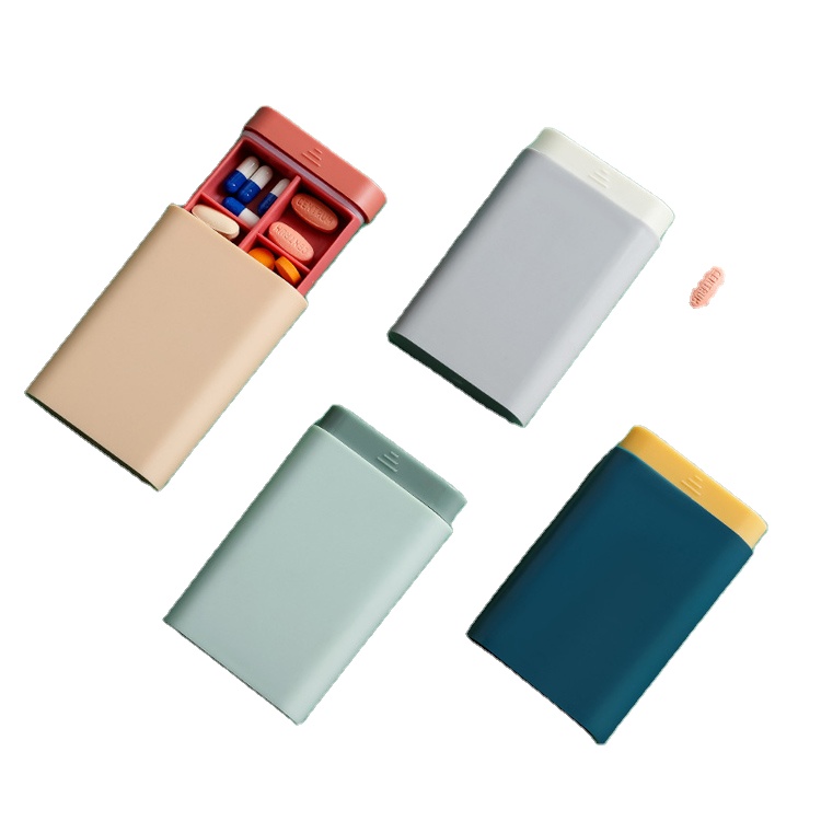 Дорожный контейнер для таблеток, еженедельный диспенсер для лекарств, портативный медицинский контейнер для лекарств, органайзер для таблеток, автономный контейнер для таблеток