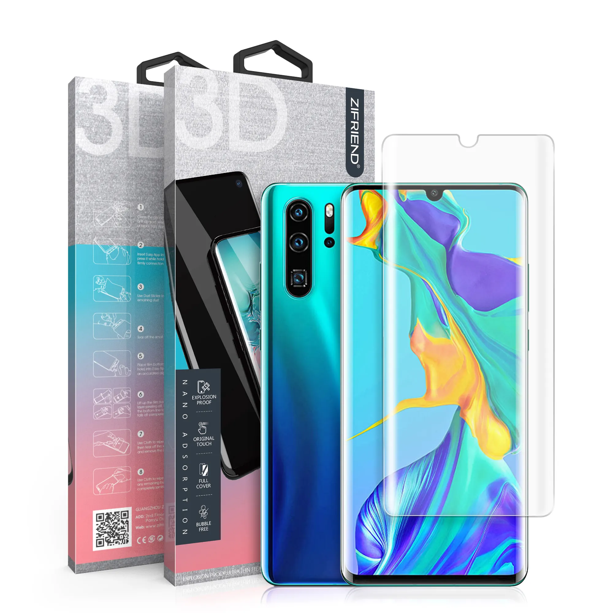 free_sample mobile tempered glass for huawei nova 5t infinix note 7 oneplus nord redmi note 8 pro Screen Protector