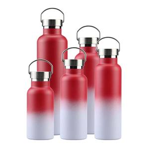 Gobelets isothermes en acier inoxydable à double paroi, droits, blancs, 500 ml et 750 ml, pour enfants et bébés, vente en gros OEM/ODM - Product Image 1