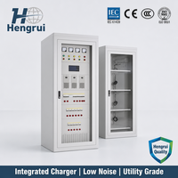 Panneau d'alimentation CC certifié IEC 60146 HengRui GZDW avec dispositif de protection contre les surtensions, ventilateur de refroidissement à double porte, solaire/éolien