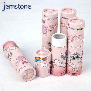 Tube de baume à lèvres avec logo personnalisé, impression quadricolore, tube push-up, emballage en tube de papier, marque privée. - Product Image 4