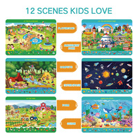 Juego de Buscar y Encontrar, Kit de Pintura Interactiva, Libros de Dibujo con Bolígrafos Reutilizables, Juguetes Educativos