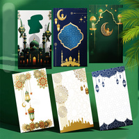 Sacs cadeaux verts d'Asie du Sud-Est pour le commerce extérieur, impression couleur personnalisable, estampage à chaud, logo personnalisé, enveloppes à monnaie pour l'Aïd al-Fitr