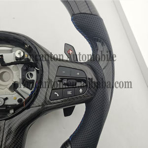 Hot Products Carbon Fibre Leather LED Blue Stitching Steering <b>Wheel</b> for BMW G20 G30 G01 3 Series 5 Series Car Steering <b>Wheel</b> - Product Image 3