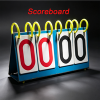 Tableau de scores sportif à bascule 4 chiffres en fer pour le badminton, le volley-ball et le basketball