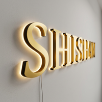 Letras de Canal 3D con Retroiluminación de Neón Personalizadas para Publicidad Exterior, Letrero con Logotipo para Farmacia, Toldo para Bodas