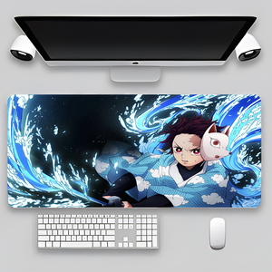 动漫大鼠标垫游戏玩家鼠标垫公司游戏XXL桌垫键盘桌垫笔记本电脑垫电脑垫80x40cm厘米 - Product Image 5
