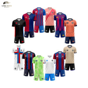 Maglia da Calcio Professionale Estiva Traspirante ad Asciugatura Rapida con Logo Stampato a Trasferimento Termico, in Poliestere, a Maniche Corte - Product Image 2