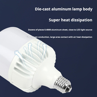 Vente en gros 50W 60W 70W 80W 100W 3000K/4000K/6500K ampoule à led e27 b22 E40 ampoules à led moulées sous pression