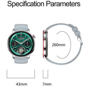 Reloj Inteligente Deportivo HK36 TFT con Llamadas Inalámbricas, NFC, Esfera Personalizable, Monitor de Actividad Física, Carga Magnética, Caja de Plástico para Hombre y Mujer - Product Image 6